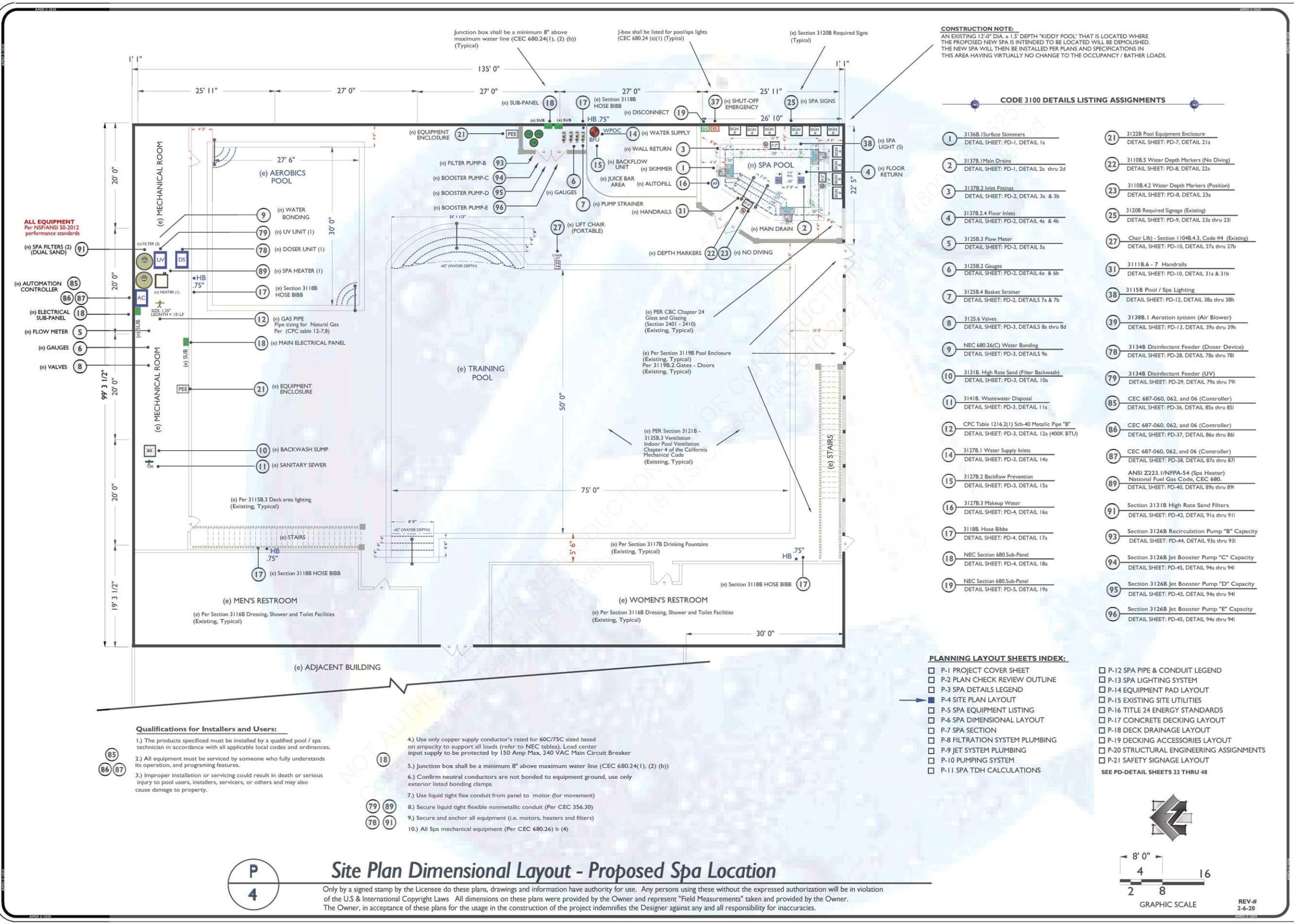 P-4 Site Plan Layout